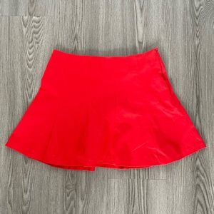 ZARA RED MINI SKIRT